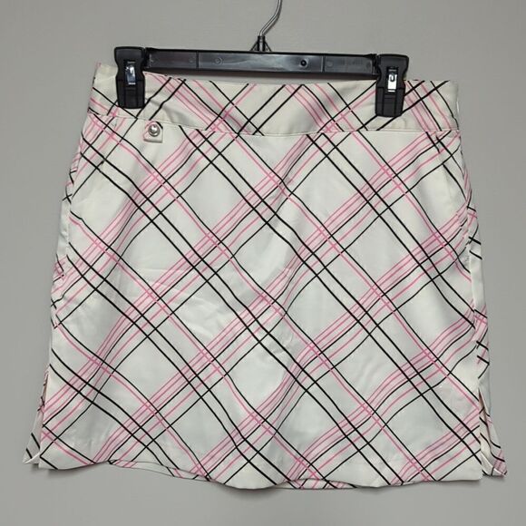 IZOD Pink and Black Golf Skirt NWT - Picture 1 of 6